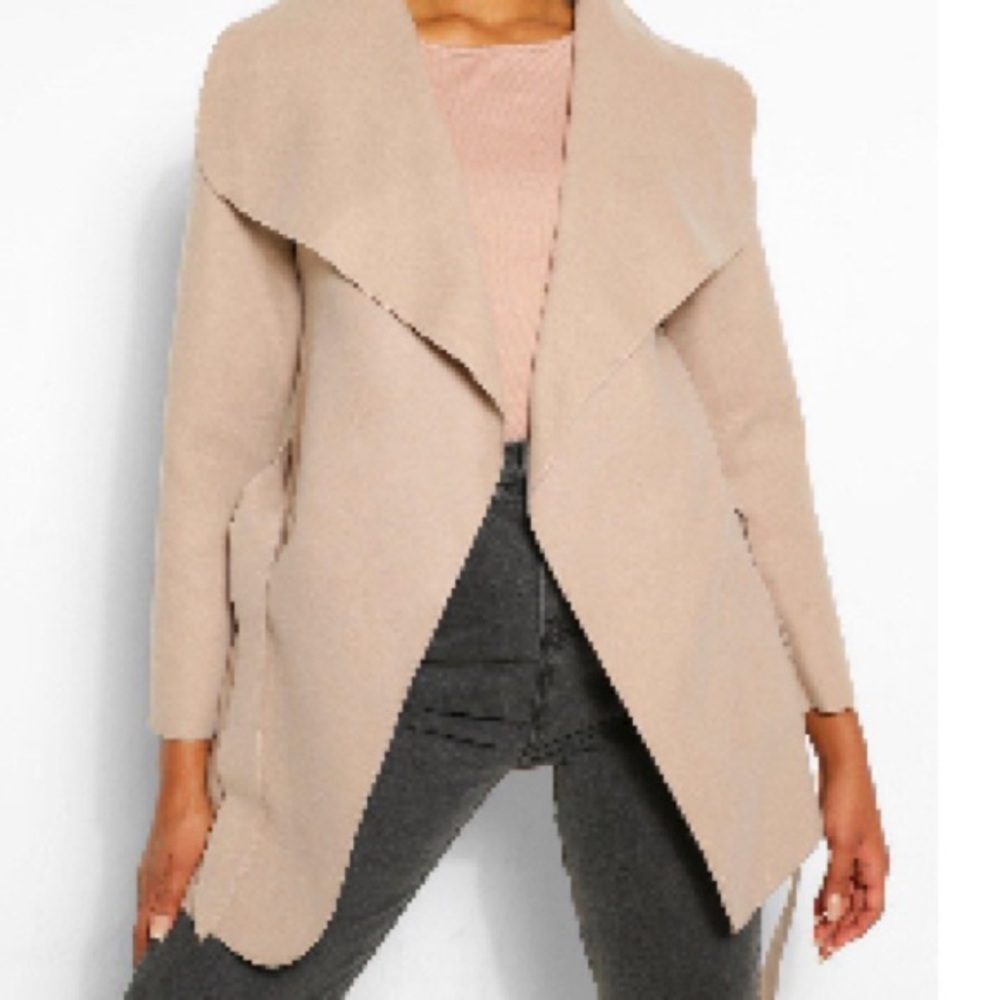 Stylish wrap coat